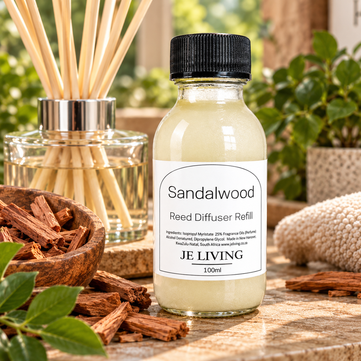 Sandalwood Diffuser Refill (100ml)