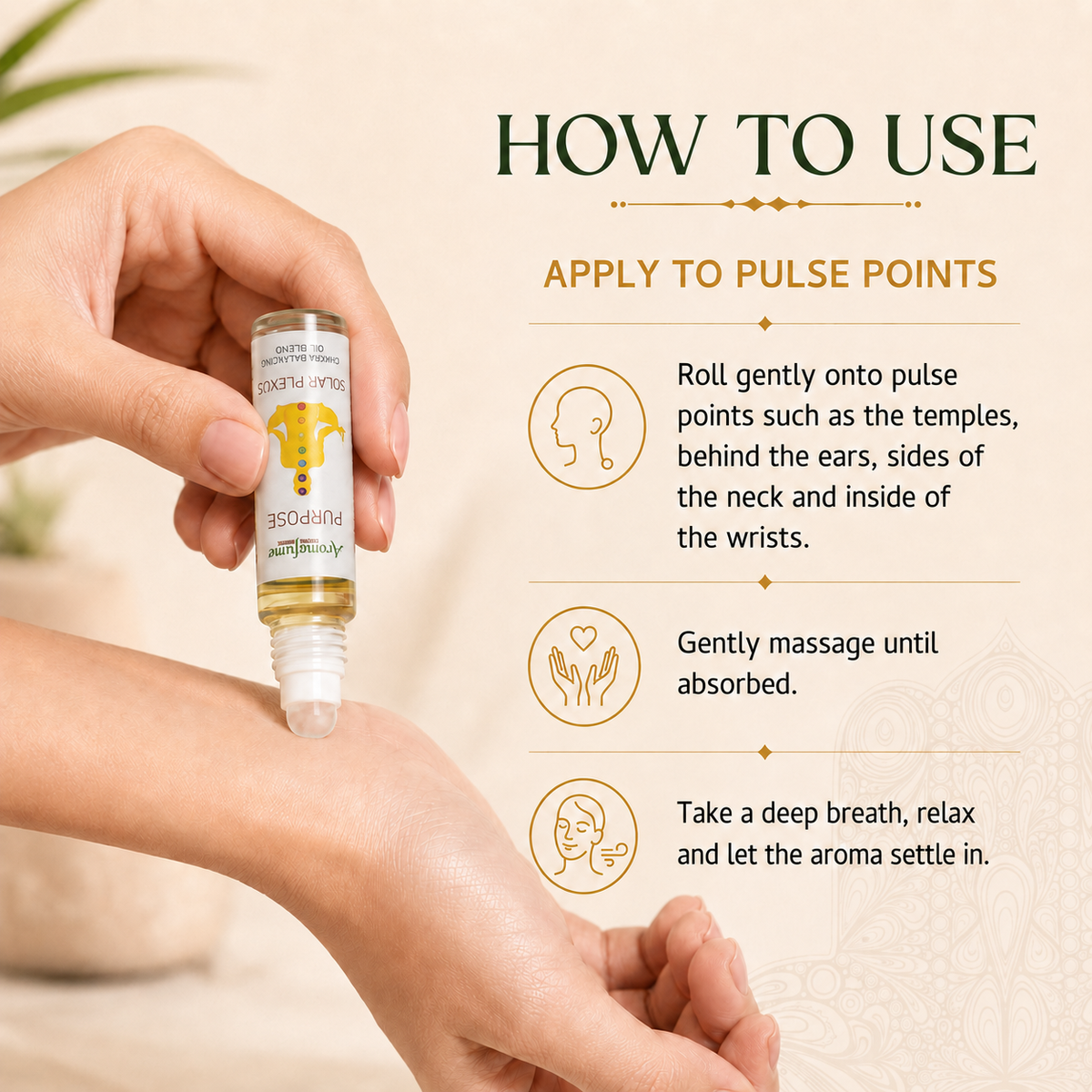 SOLAR PLEXUS CHAKRA Essential Oil Blend — view 3