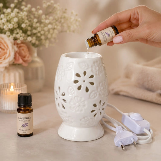 Electric Fragrance Oil Burner & Mood Lamp
