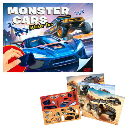 Monster Cars Sticker Fun Activity Book — view 2