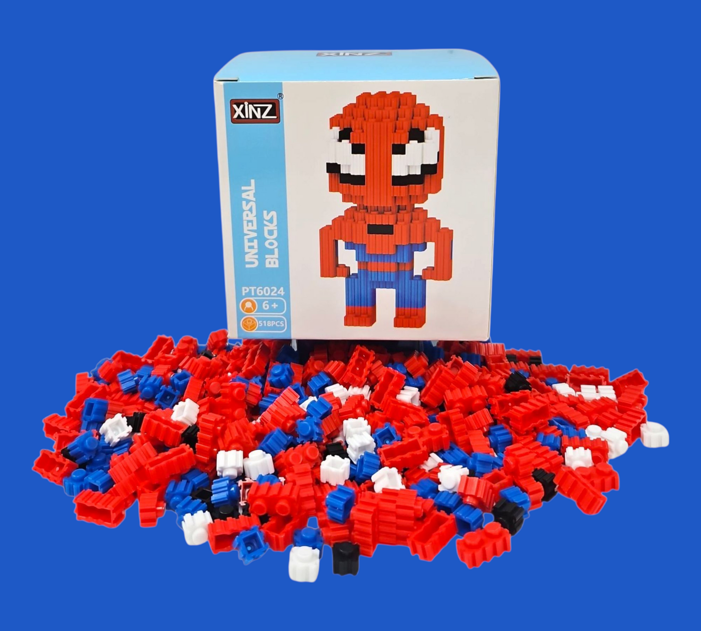 SPIDER-MAN 3D PUZZLE BLOCK SET (518 Blocks)