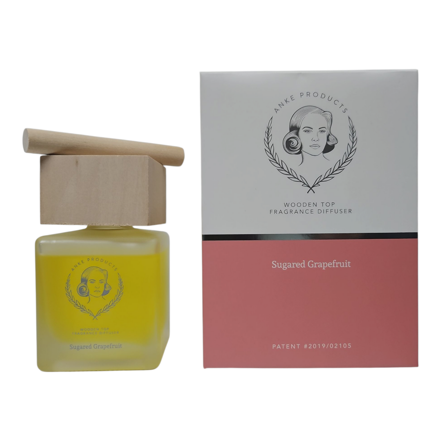 Anke SUGARED GRAPEFRUIT Wooden Top Diffuser (120ml)