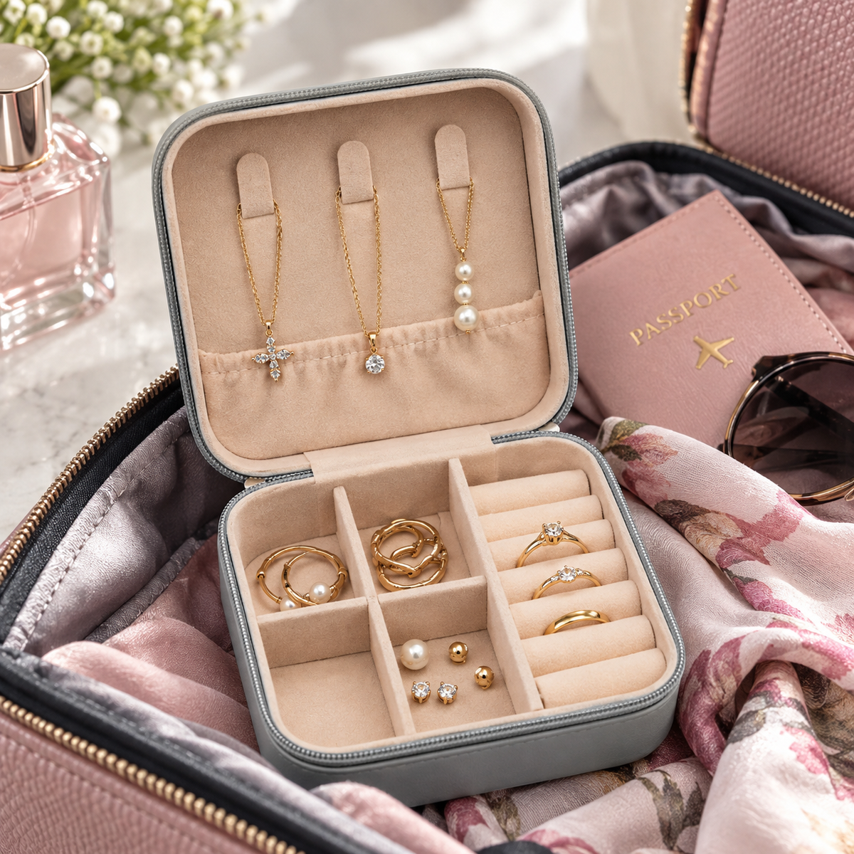 Protea TRAVEL JEWELLERY  CASE