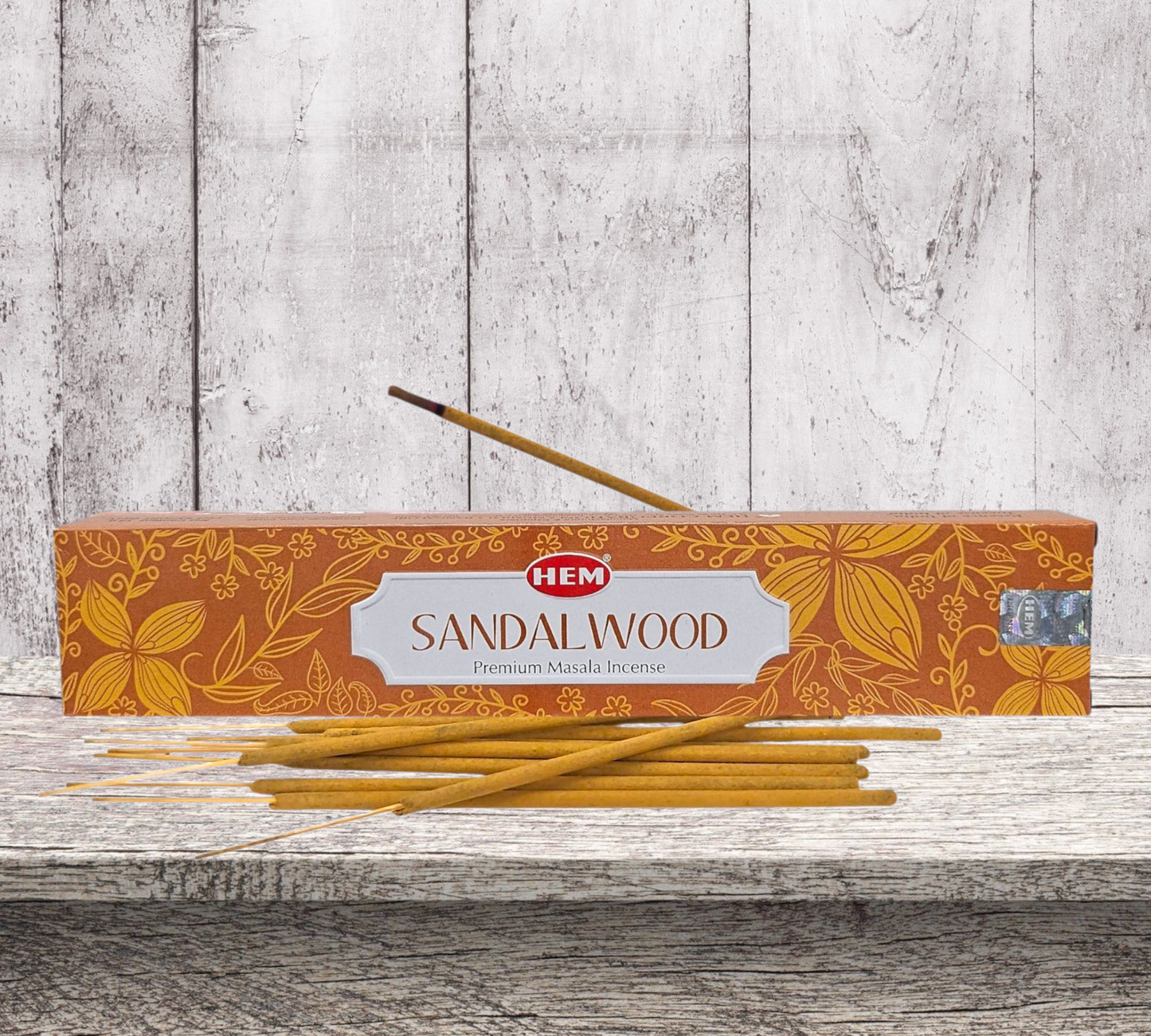 HEM SANDALWOOD Masala (Hand Rolled) Incense Sticks