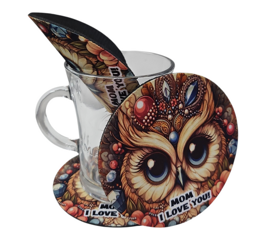 MOM I LOVE YOU COASTER — view 2