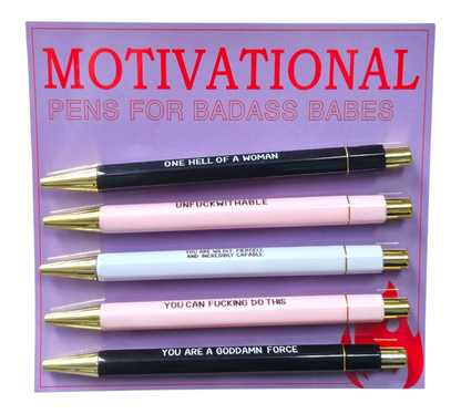 MOTIVATIONAL PENS FOR BADASS BABES Pen Set — view 3