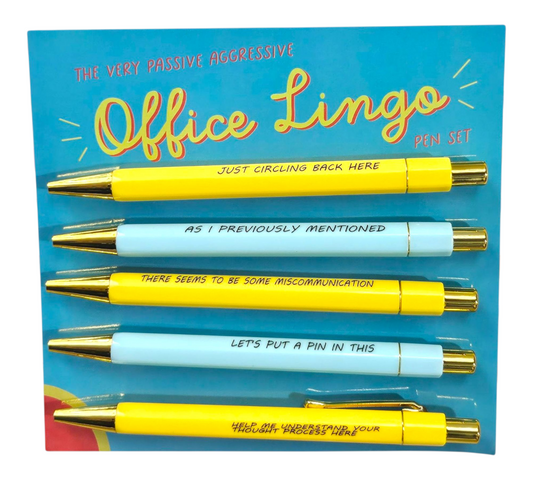The very passive OFFICE LINGO Pen Set
